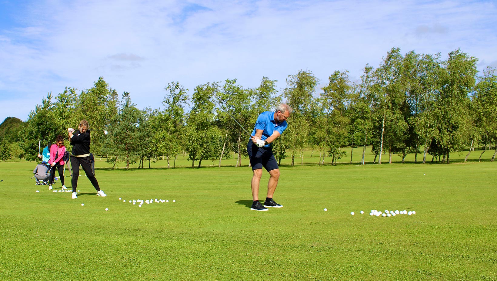 Golfkursus på højskole i uge 37